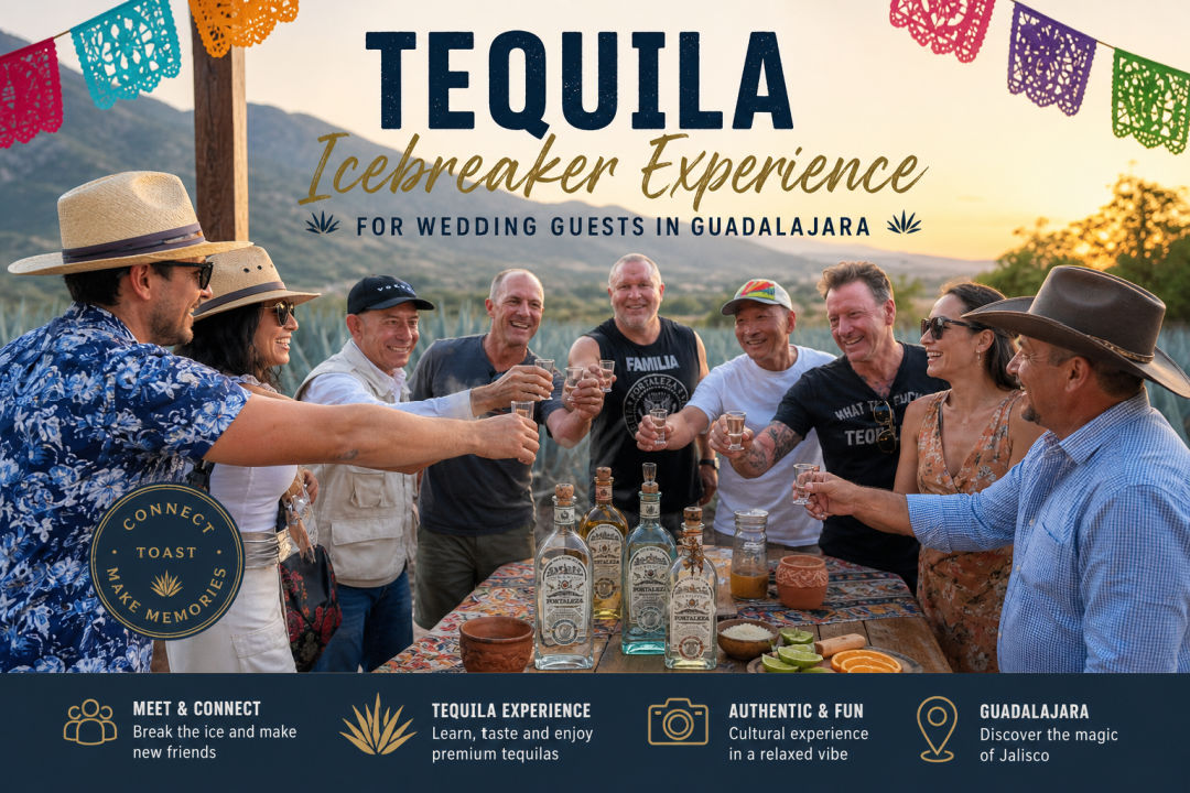 Tequila Icebreaker Experience for Wedding Guests in Guadalajara